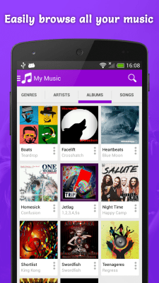 Capture d'écran de l'application Top Music Player - #1