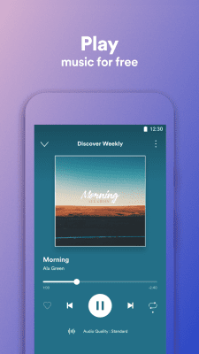 Capture d'écran de l'application Spotify Lite - #1