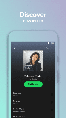 Capture d'écran de l'application Spotify Lite - #3
