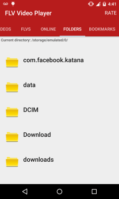 Capture d'écran de l'application FLV Video Player - #3