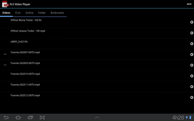 Capture d'écran de l'application FLV Video Player - #9