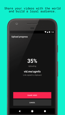 Capture d'écran de l'application Vidme - #4