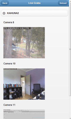 Capture d'écran de l'application iSpyConnect - #4