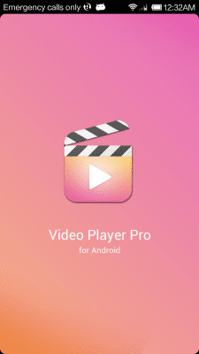 Capture d'écran de l'application Video Player Pro for Android - #1