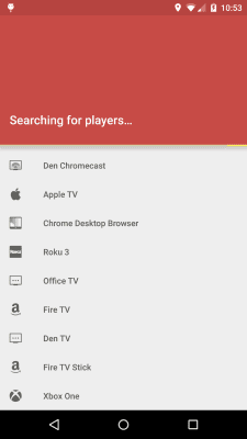 Capture d'écran de l'application AllCast - #7