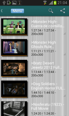 Capture d'écran de l'application HorTV free horror movies - #2