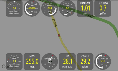 Capture d'écran de l'application Track Recorder (Torque Plugin) - #3