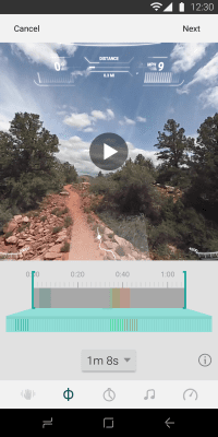Capture d'écran de l'application Garmin VIRB - #5