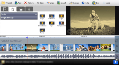 Capture d'écran de l'application VideoPad Video Editor Free - #2