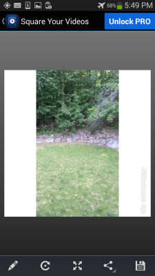 Capture d'écran de l'application Square Your Videos - #4