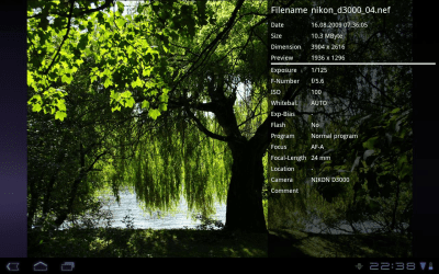 Capture d'écran de l'application nef-Thumbnailer Demo - #7