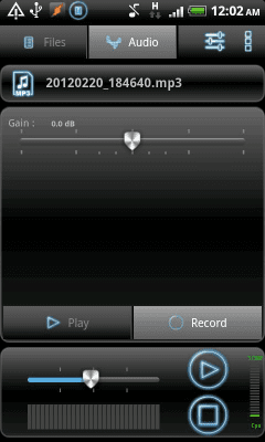 Capture d'écran de l'application RecForge Lite - Audio Recorder - #5