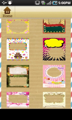 Capture d'écran de l'application Créer des cartes postales ! - #3