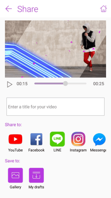 Capture d'écran de l'application Editeur de diaporama MiniMovie - #5
