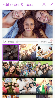 Capture d'écran de l'application Editeur de diaporama MiniMovie - #7