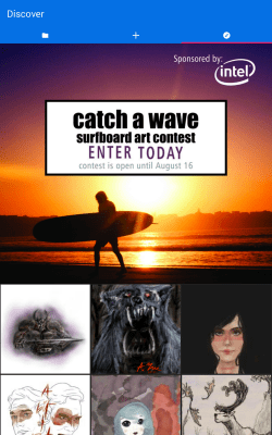 Capture d'écran de l'application Corel Painter Mobile - #15
