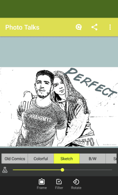 Capture d'écran de l'application Photo talks: speech bubbles - #7