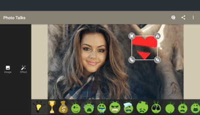 Capture d'écran de l'application Photo talks: speech bubbles - #8