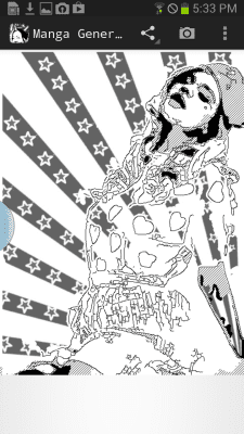 Capture d'écran de l'application MangaGenerator -Cartoon image- - #3