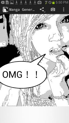 Capture d'écran de l'application MangaGenerator -Cartoon image- - #4