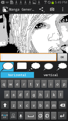Capture d'écran de l'application MangaGenerator -Cartoon image- - #6