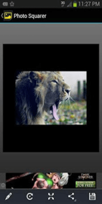 Capture d'écran de l'application Photo Squarer - #4