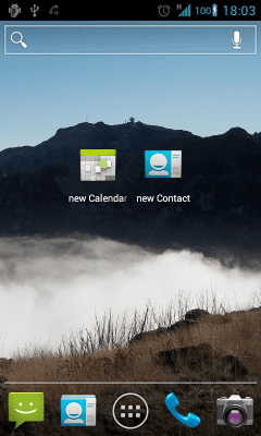 Capture d'écran de l'application Shortcuts for Calendar/Contact - #3