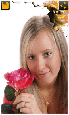 Capture d'écran de l'application Photo Fire Effects - #3