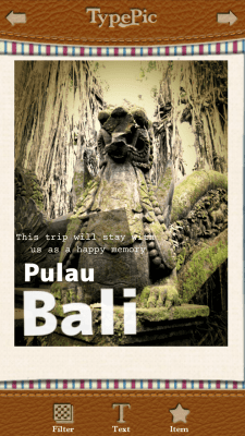 Capture d'écran de l'application TypePic - #3