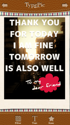 Capture d'écran de l'application TypePic - #4