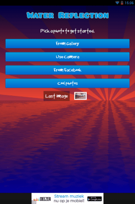 Capture d'écran de l'application Water Reflection Effect - #4