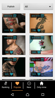 Capture d'écran de l'application Tattoo my Photo - #5