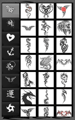 Capture d'écran de l'application Tattoo my Photo - #6
