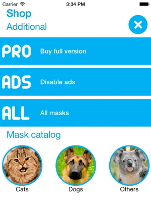 Capture d'écran de l'application Détecteur d'animaux - masques cool - #7