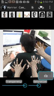 Capture d'écran de l'application Horror Camera -Scary Photo- - #5