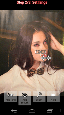 Capture d'écran de l'application Vampire me! - #3