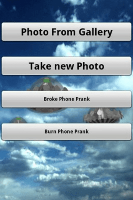 Capture d'écran de l'application UFO Photo Bomb - #3