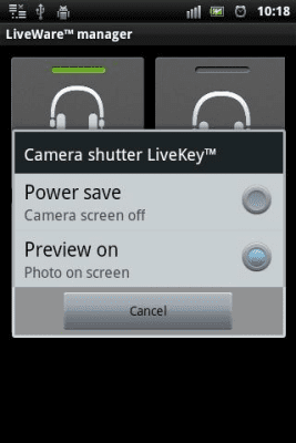 Capture d'écran de l'application Caméra LiveKey - #3