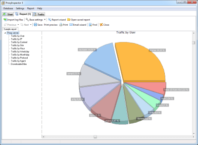 Capture d'écran de l'application ProxyInspector Standard edition - #3