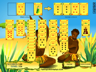 Capture d'écran de l'application African Freecell 1.0 - #1