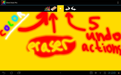 Capture d'écran de l'application Glow Draw - #4