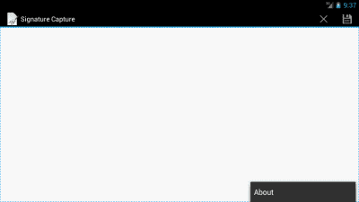 Capture d'écran de l'application Signature Capture - #3