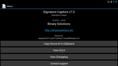 Capture d'écran de l'application Signature Capture - #4