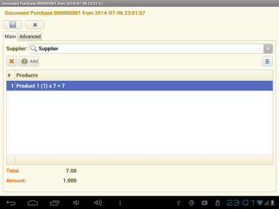 Capture d'écran de l'application Comptabilité du magasin d'entrepôt - #9