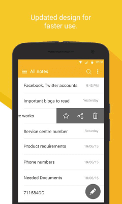 Capture d'écran de l'application Easy Notes - Notepad - #4