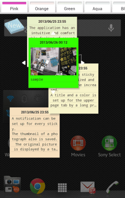 Capture d'écran de l'application Sticky 2 - #4