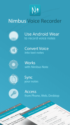 Capture d'écran de l'application Enregistreur vocal Nimbus pour Wear - #1