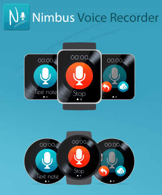 Capture d'écran de l'application Enregistreur vocal Nimbus pour Wear - #5