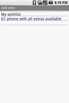 Capture d'écran de l'application OI Notepad - #2