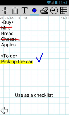 Capture d'écran de l'application apMemo Lite - #4